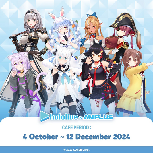  [In-stock] [On-site vendor] hololive Production x ANIPLUS Cafe Singapore - GAMERS &  3rd gen