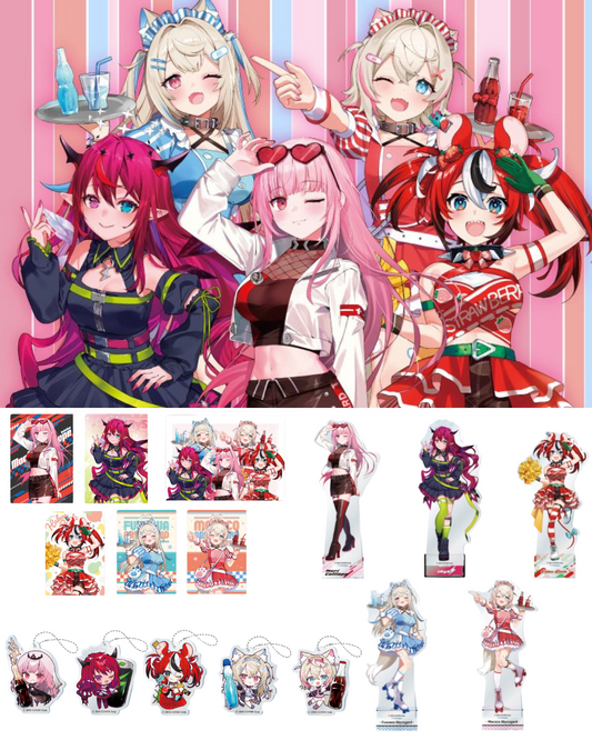 [pre-order] hololive EN x FamilyMart - A5 File set /  Acrylic Stand /KeyChain