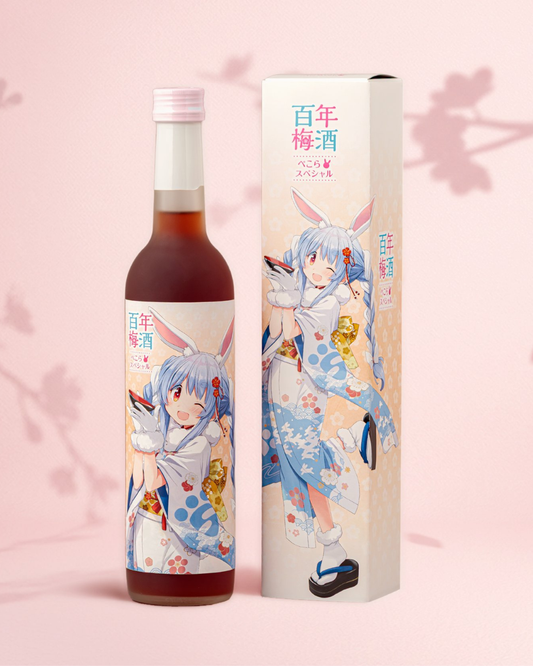 「預訂」Hololive x 明利酒類 兎田ぺこら(Usada Pekora) 『百年梅酒 ぺこらスペシャル』酒 (只運送香港)1