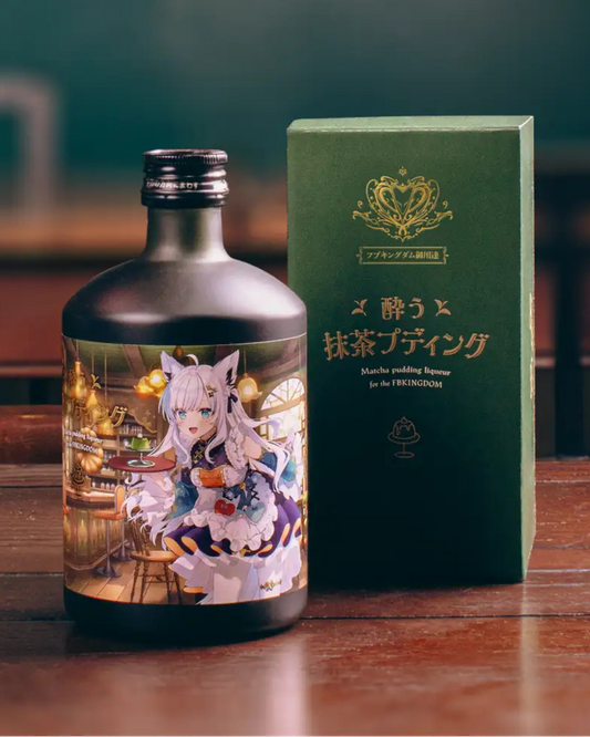 [pre-order] Hololive x meirishurui  白上フブキ(Shirakami Fubuki) 利口酒 『酔う抹茶プディング』(Drunken Matcha Pudding) (delivery to Hong Kong only)