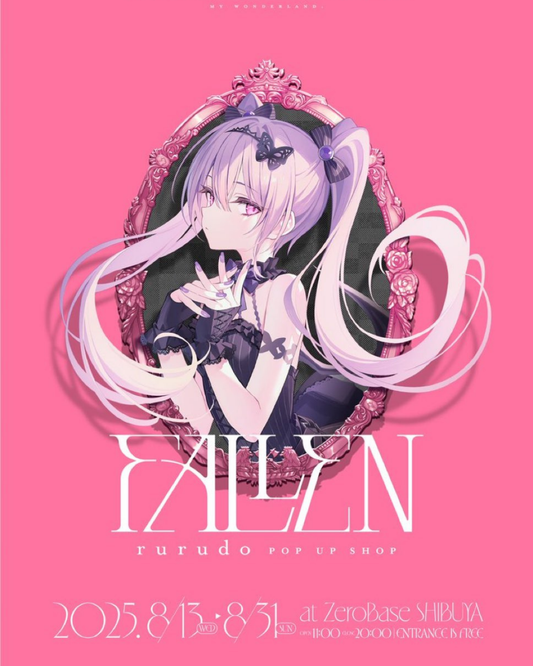 「預訂」 rurudo POP UP SHOP  “FALLEN”   事後通販周邊