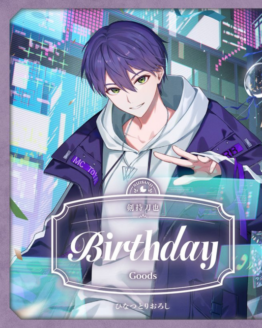 [pre-order] Nijisanji 剣持刀也(Kenmochi Tōya)Birthday goods & voice 2025