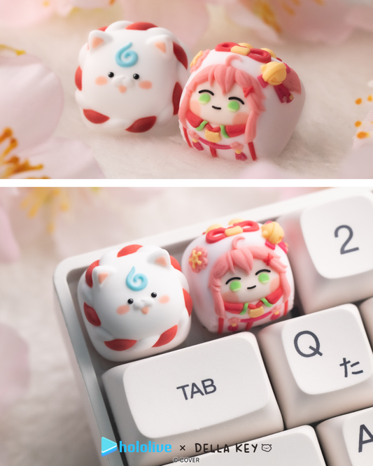 [pre-order] hololive さくらみこ(Sakura Miko) x Della key - Keycaps
