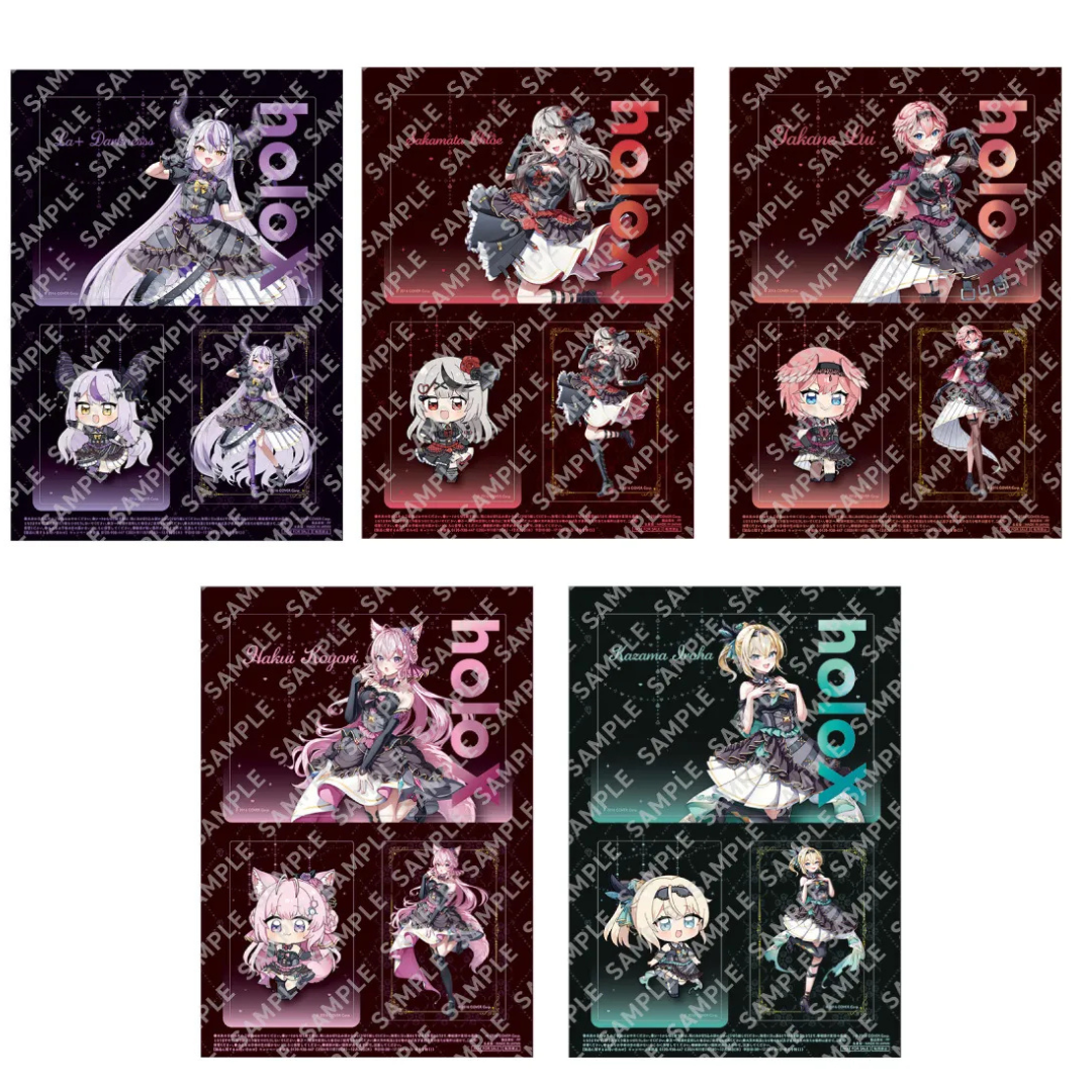 [In-stock] Hololive holoX 7-11 Store Limited 2024 - File/Sticker