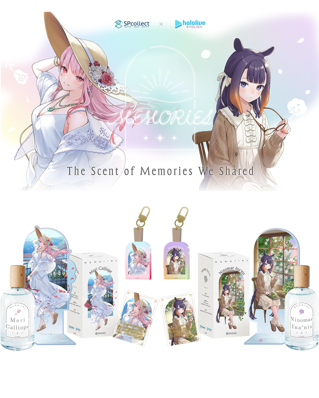 [pre-order] Hololive x SPcollect MEMORIES Fragrance (Mori Calliope / Ninomae Ina'nis)