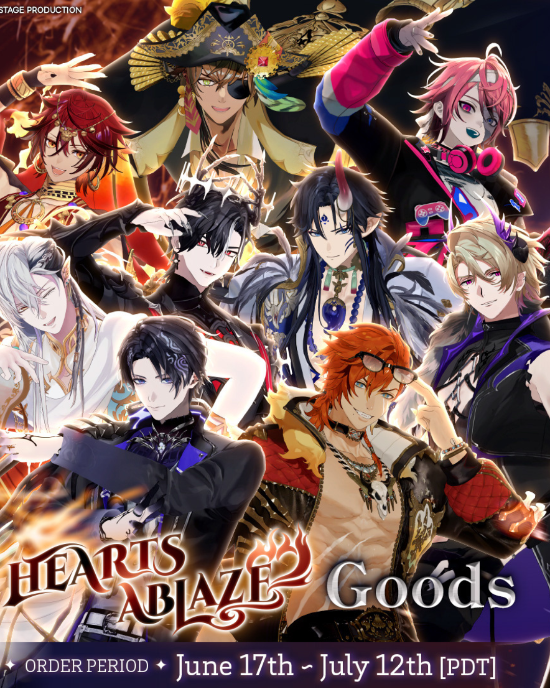 「預訂」FIRST STAGE【FSP EN Hearts Ablaze Merch】