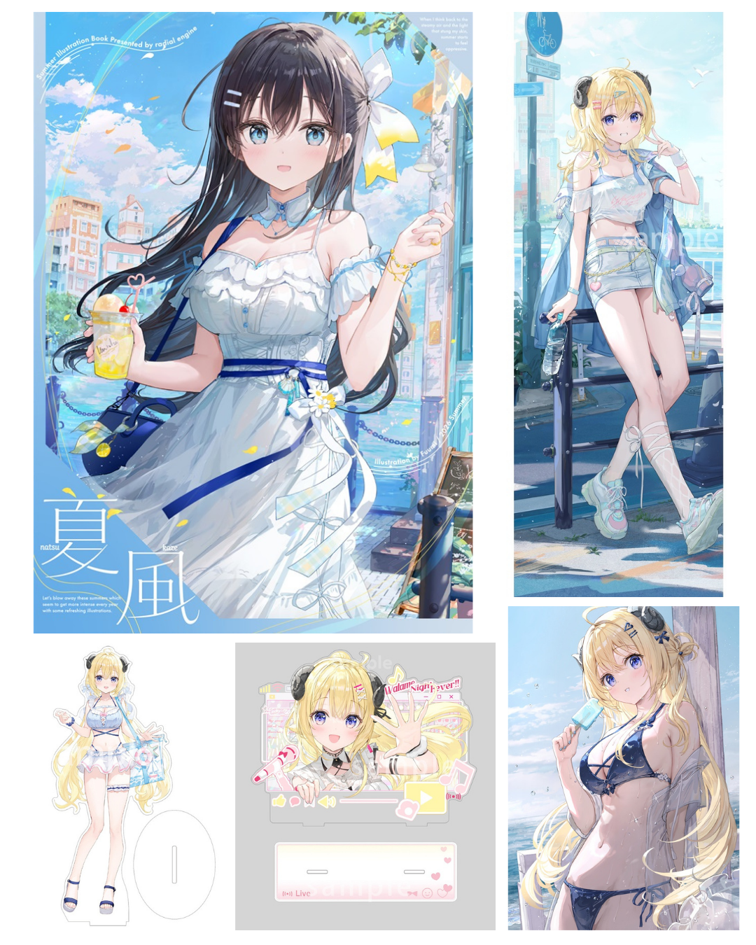 [Pre-order C108]  hololive [C108] 夏風 (ふーみ /角巻わため 原設擔當) -同人本&周邊
