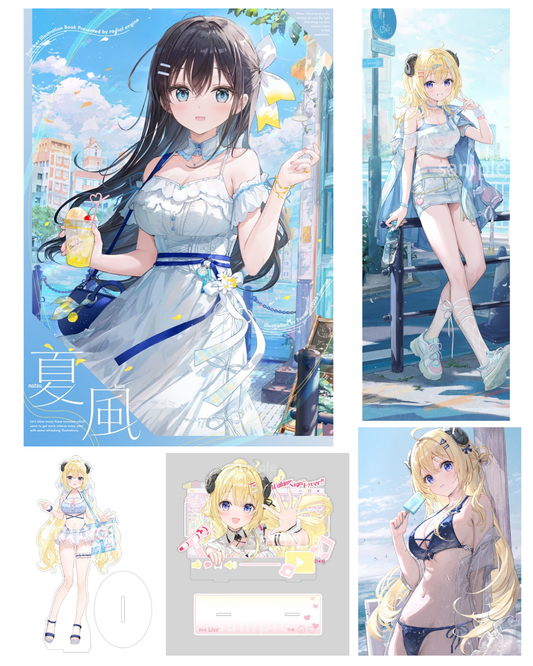 「C108代購」 hololive [C108] 夏風 (ふーみ /角巻わため 原設擔當) -同人本&周邊