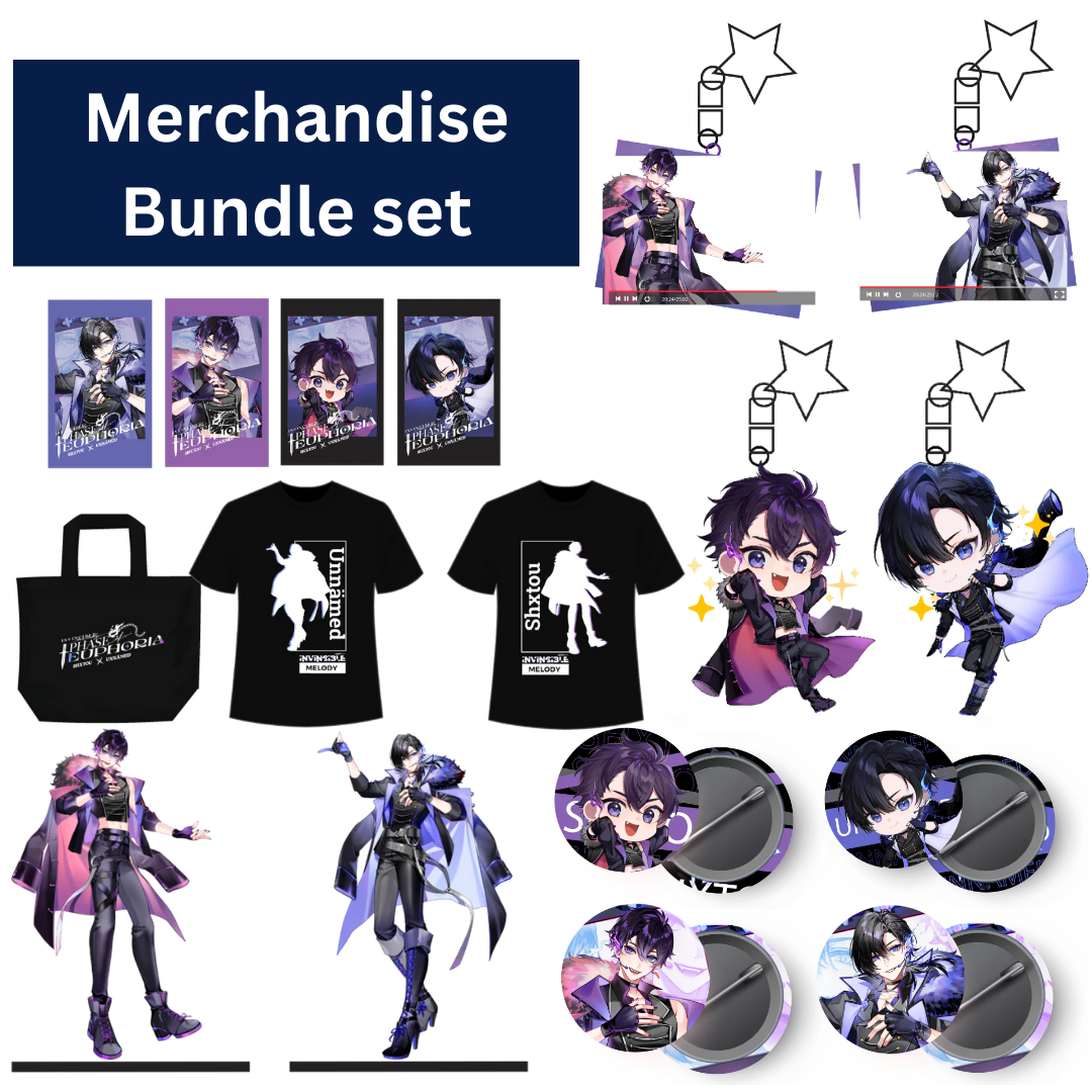 [In-stock] Shxtou & Unnämed's first 3D concert [Invincible Melody: Phase of Euphoria] concert merchandise
