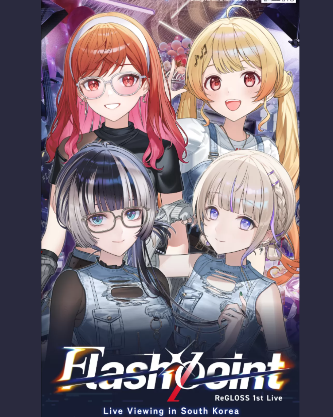 [pre-order] hololive  ReGLOSS 1st Korea Live “Flashpoint”