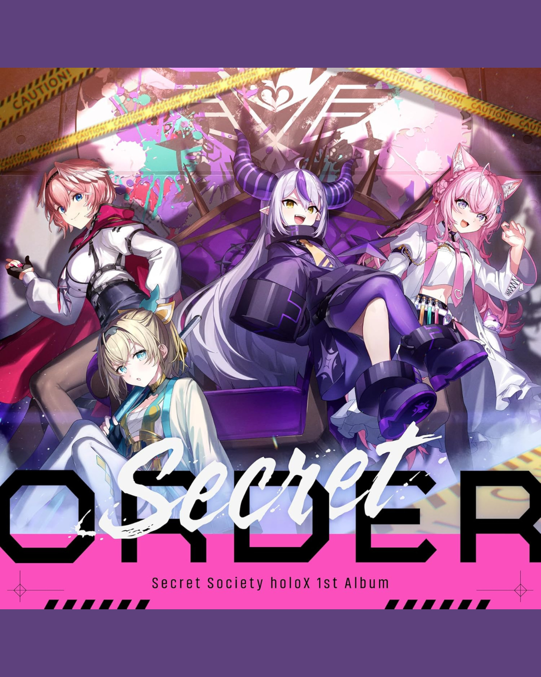  [pre-order] Hololive Secret Society holoX 1st Album "Secret ORDER" Regular Edition [store bouns]