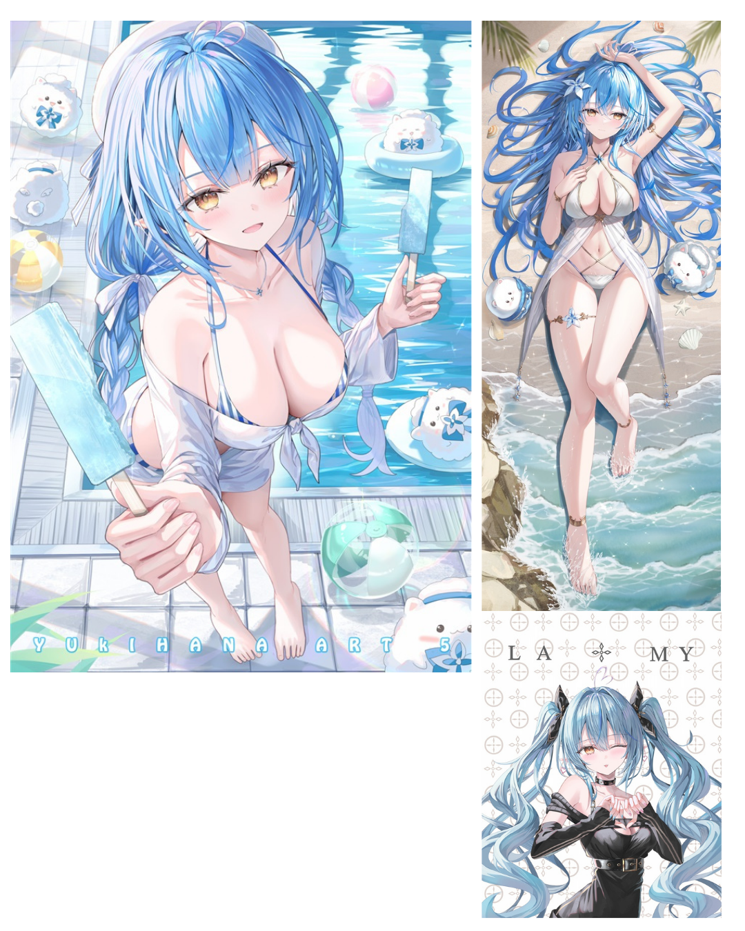 「C108代購」 hololive [C108] YUKIHANA ART 5 (リン☆ユウ/雪花ラミィ 原設擔當) -同人本&周邊