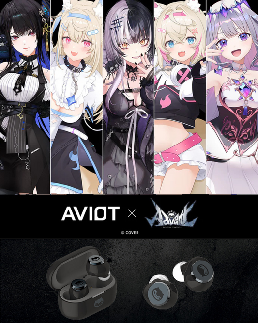  [pre-order]  Hololive English -Advent- x  AVIOT Wireless Headphones (TE-V1R-HE2)