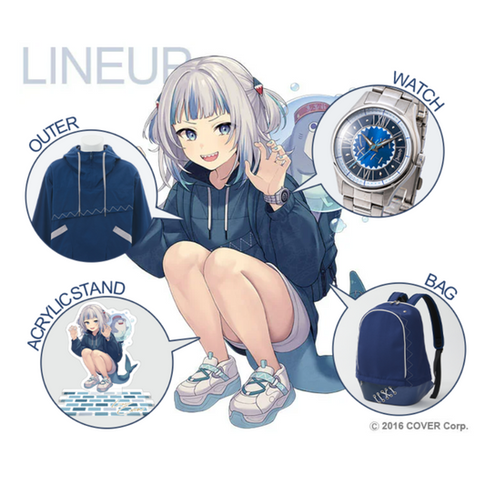 「預訂」Hololive Gawr Gura x Super Groupies -合作商品 (官方現貨)