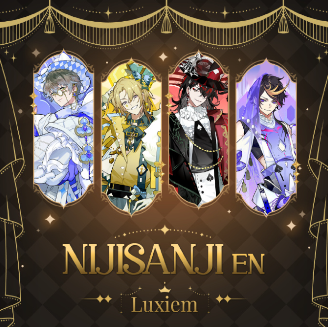 「現貨」NIJISANJI EN Luxiem x 上海cafe 次元波板糖 馬戲團系列商品