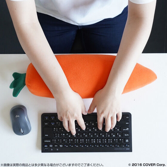 [In-stock] Usada Pekora "Human Rabbitality Project"  - Plushie Cushion (H: ~550mm)