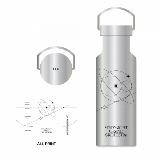 [In-stock] Hololive Hoshimachi Suisei "MIDNIGHT MISSION" - Stainless Steel Bottle