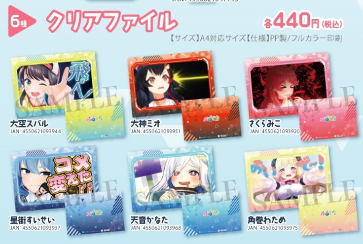 「現貨」Hololive x Animate [ホロぐら ５周年記念] 周邊