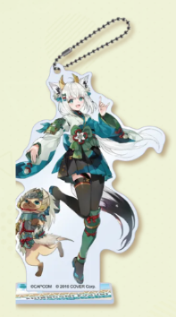 「現貨」hololive  x Monster Hunter カプとれ景品- 亞克力立牌匙扣