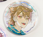 !特價!「現貨」【ART OF NIJISANJI】ランダムマット箔押し缶バッジ Bグループ 伏見ガク