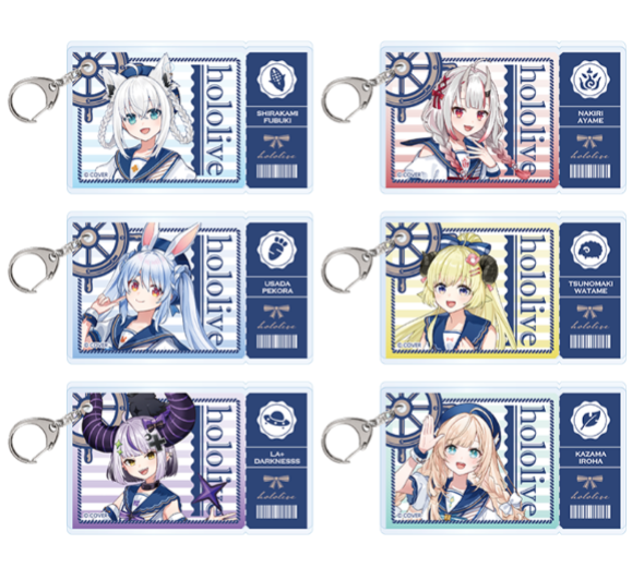 現貨  hololive x Lawson (07/2025) 亞克力匙扣