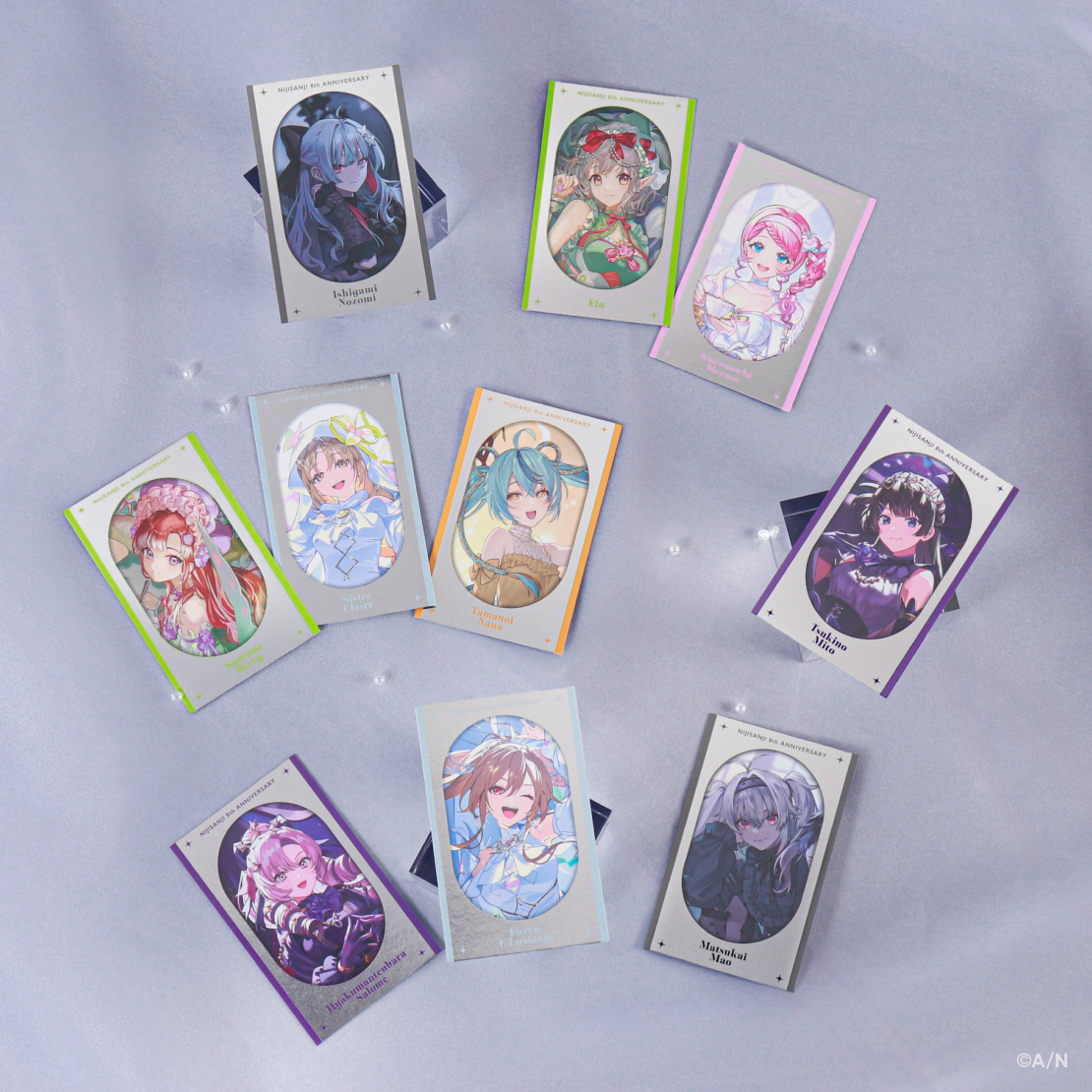 [預訂] Nijisanji 【にじさんじ 8th】ランダムメタルカード Dグループ(隨機金屬卡 D組) [NIJISANJI Official Store 6th Anniversary]