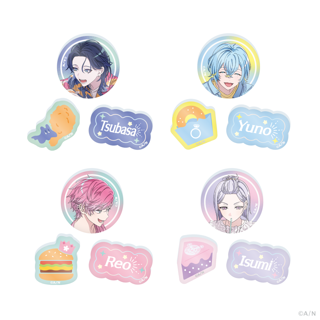 [Pre-order] Nijisanji 【ぽっぴん！すぷれあ】Stickers