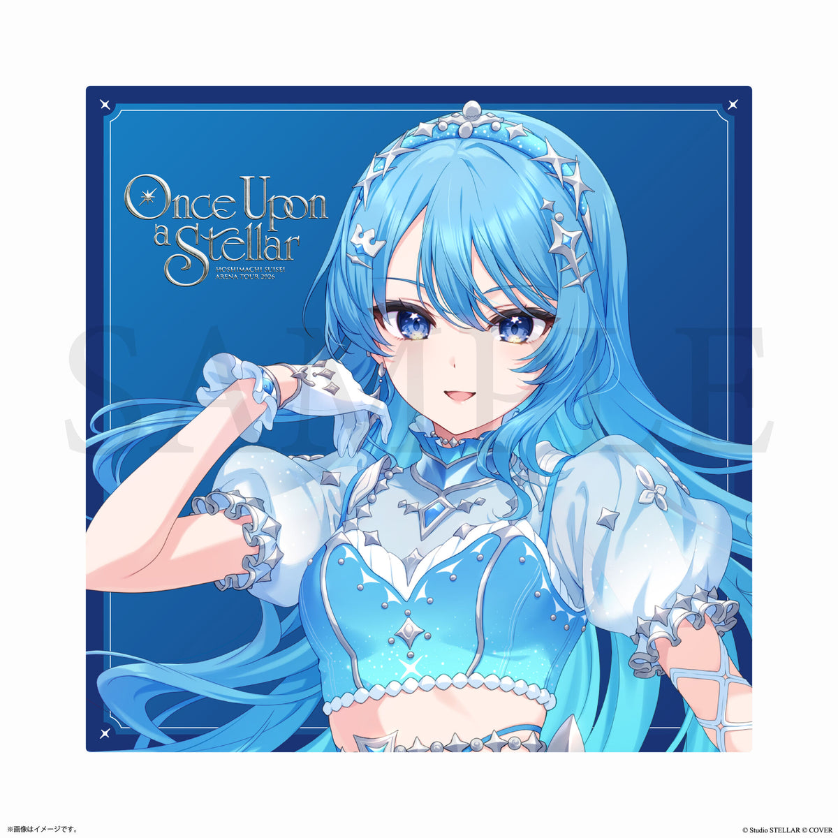 [Pre-order] [Made-in-order] hololive Hoshimachi Suisei Metal Art Print Display Once Upon a Stellar (7net Exclusive)
