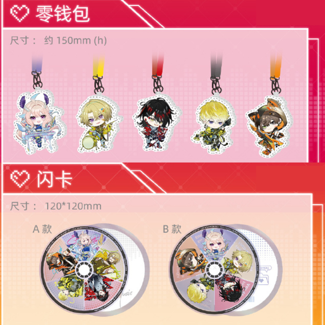 次元波板糖 × NIJISANJI EN 缶バッジ　ヴォックス・アクマ 次元波板糖 × NIJISANJI EN 缶バッジ ヴォックス・アクマ 次元波板糖 ×