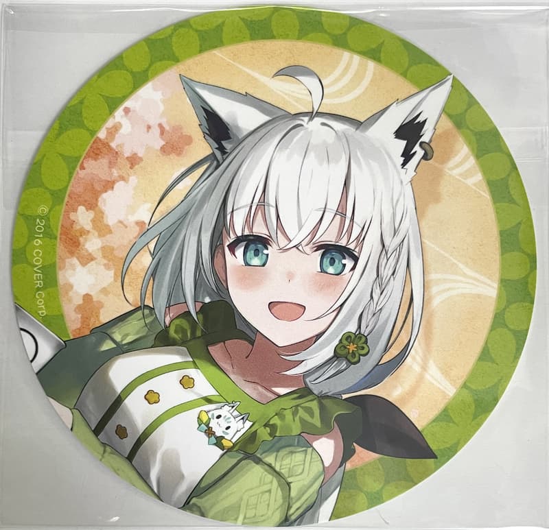 現貨 利休園 白上フブキ 特典 杯墊