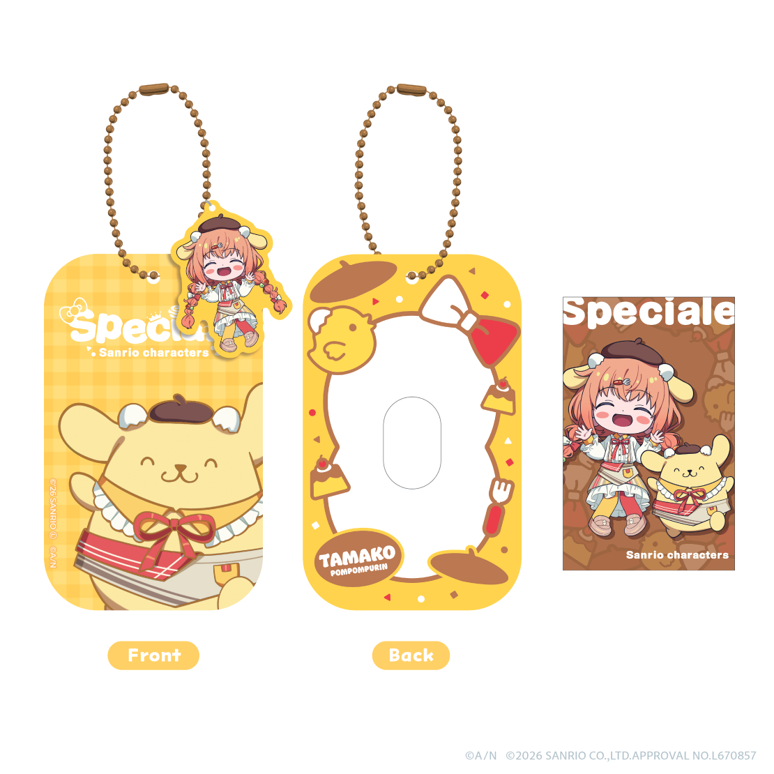 [Pre-order] Nijisanji 【Speciale×サンリオキャラクターズ】アクリルパスケース(Acrylic ID Case)
