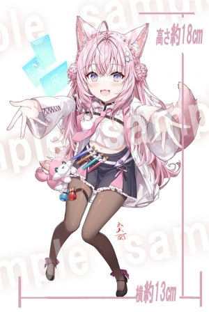 C104 博衣こよりアクリルスタンド【非公式】（でぶねこ）