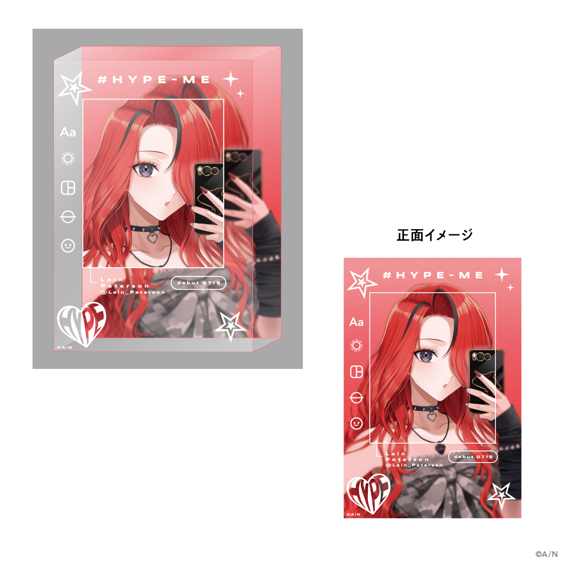 [Pre-order] Nijisanji 【#HYPE-ME】二層アクリルブロック (Double Layer Acrylic Blocks)