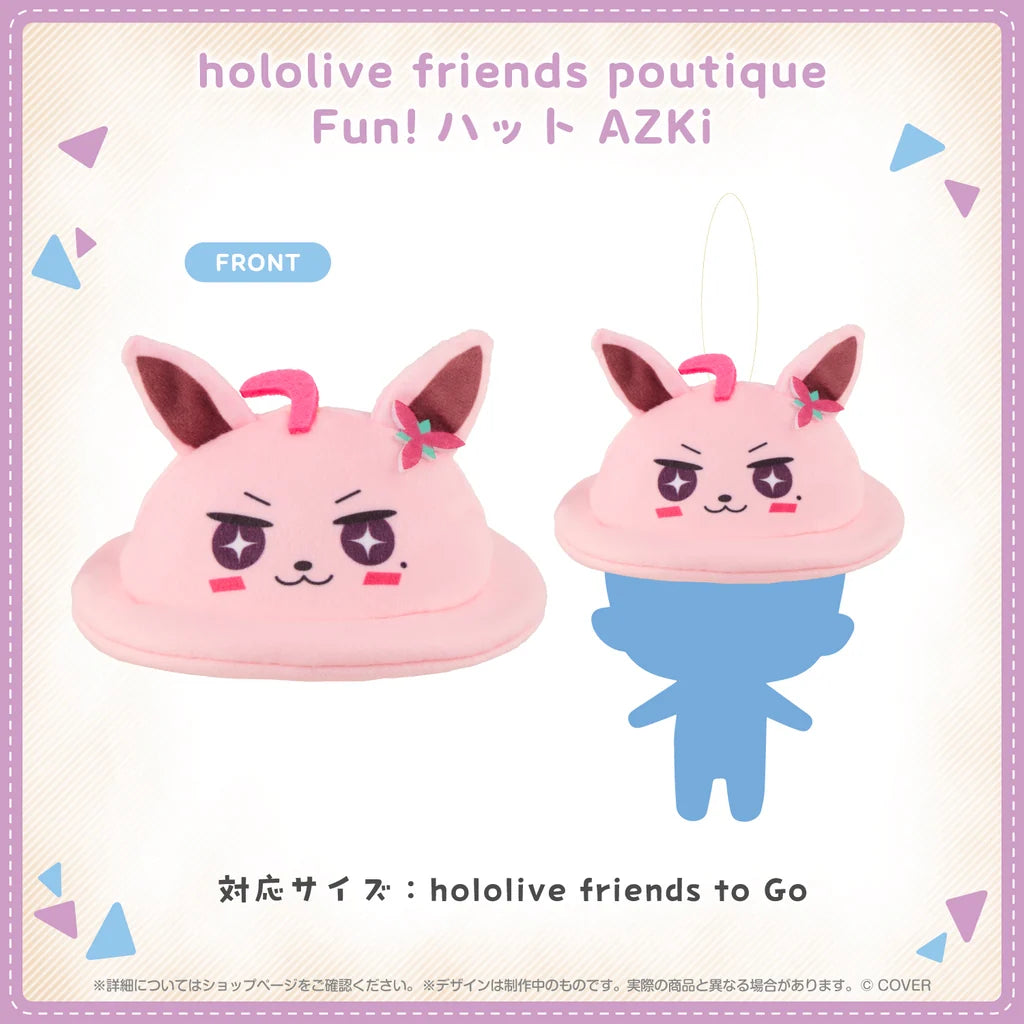 [Pre-order] [hololive friends poutique Fun!] hat for [hololive friends to Go] Plushie keychain