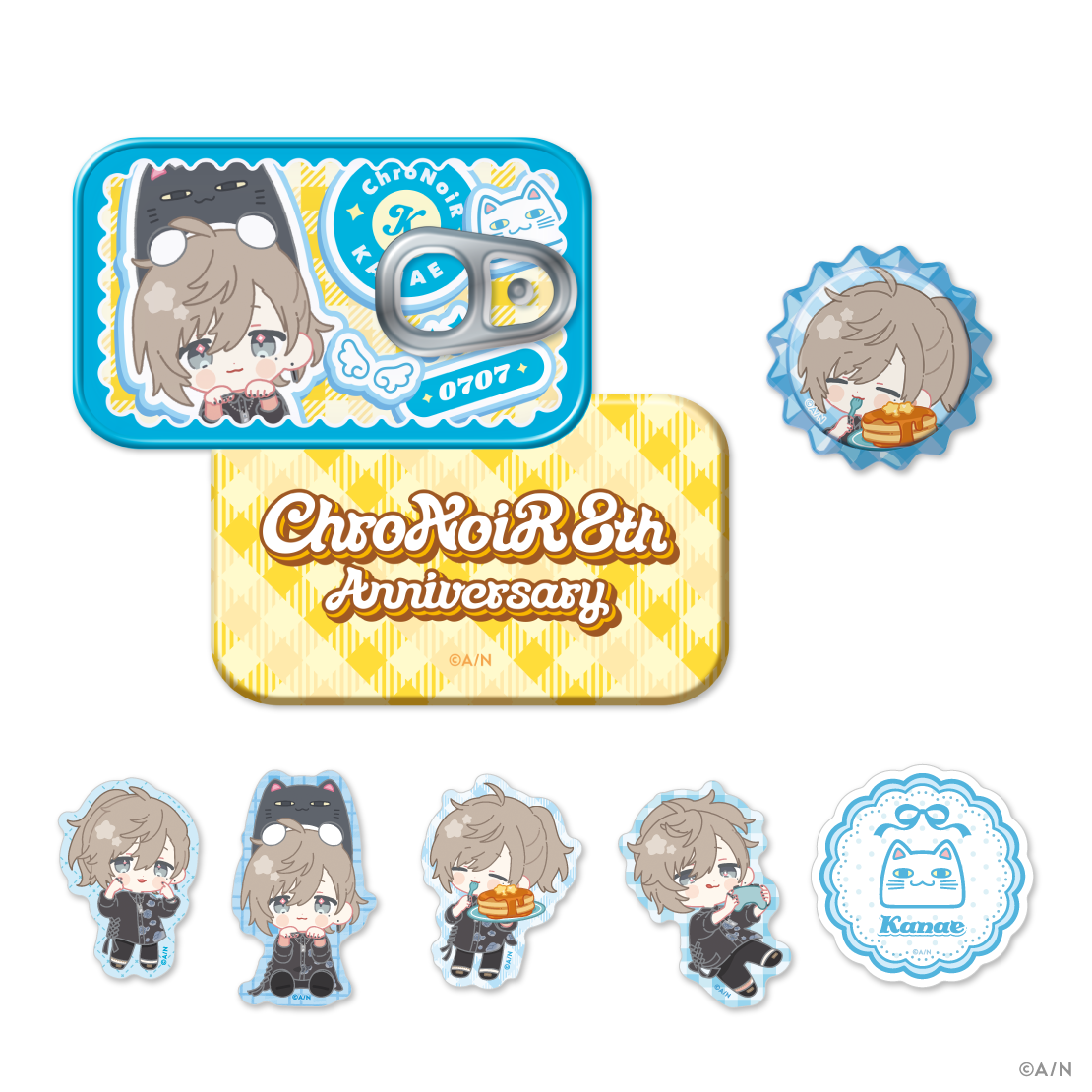 [Pre-order] Nijisanji 【ChroNoiR 8th】ミニブリキ缶セット (套裝)