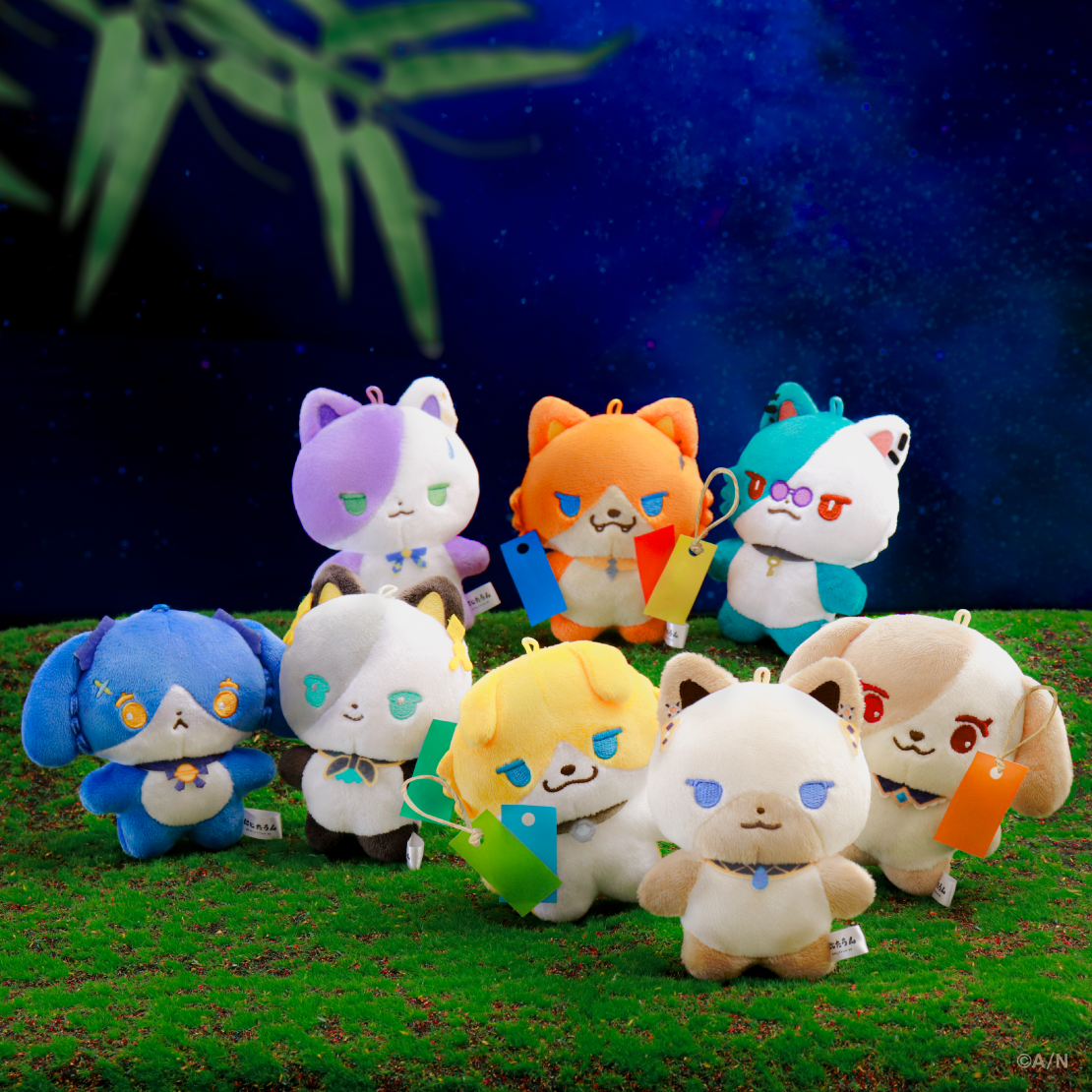 [Pre-order] Nijisanji 【にじたうん 6ちょうめ】NIJI town Plushie keychain