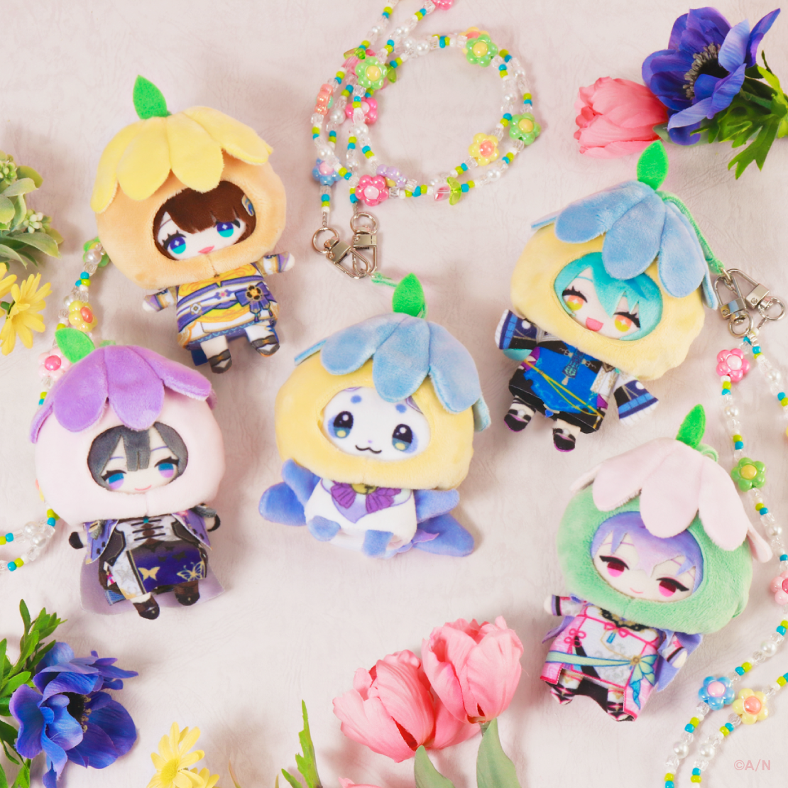 [預訂] Nijisanji 【Blooming!】にじぱぺショルダー (娃頭套小肩包)【にじいろクローゼット】