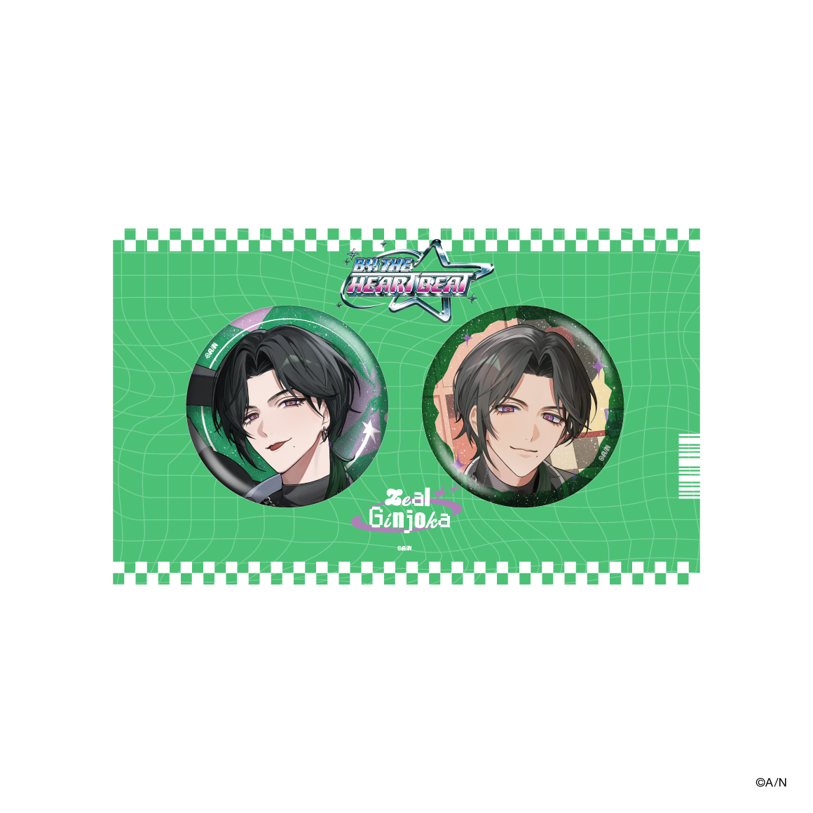 [Pre-order] Nijisanji 【BY THE HEARTBEAT】Badge set