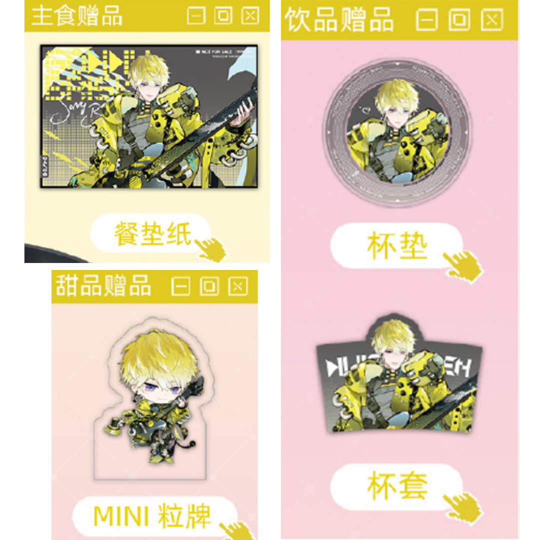 次元波板糖 × NIJISANJI EN 缶バッジ ヴォックス・アクマ 次元波板糖 ×