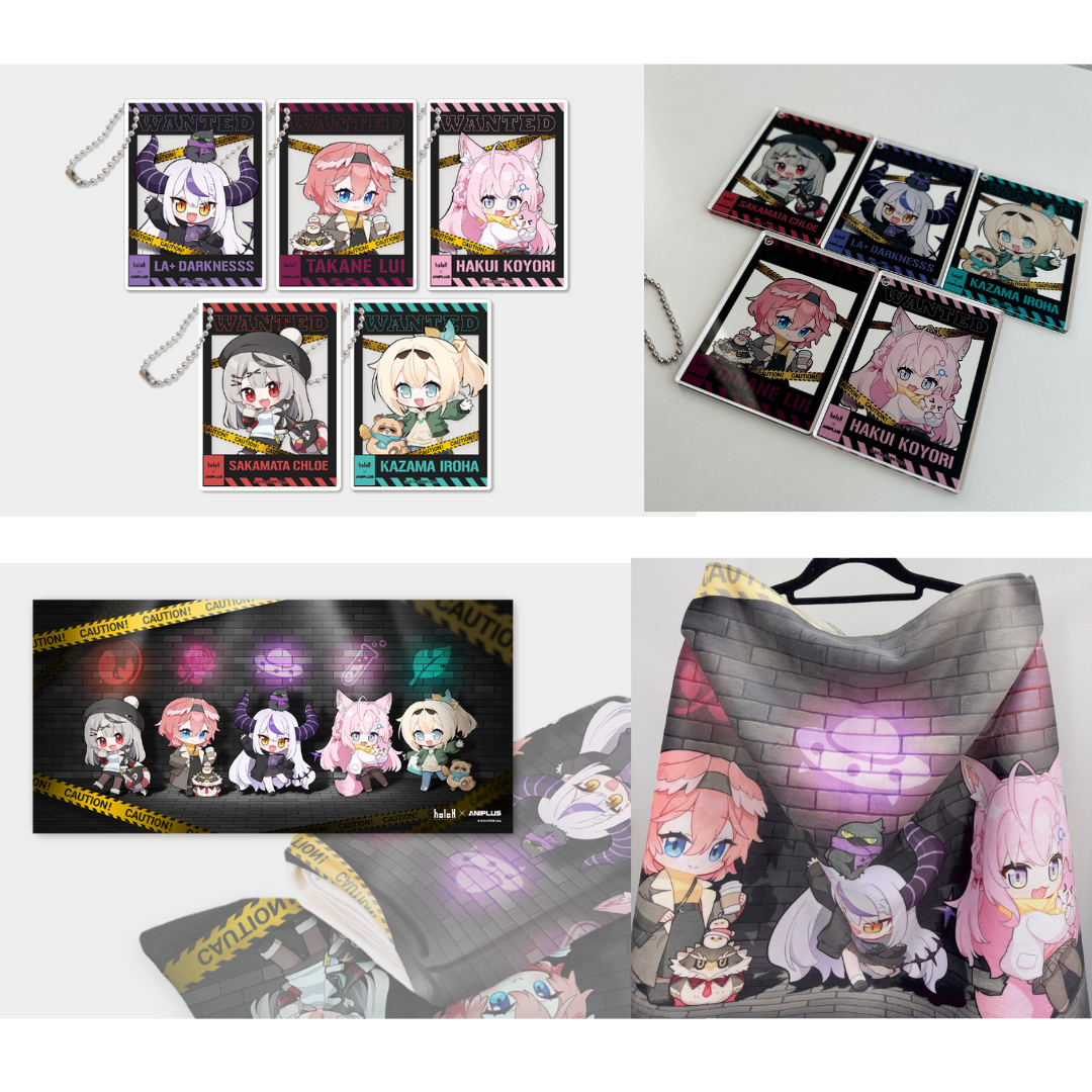  [In-stock]  [On-site vendor]  Hololive holoX x ANIPLUS korea AGF 2023 Goods