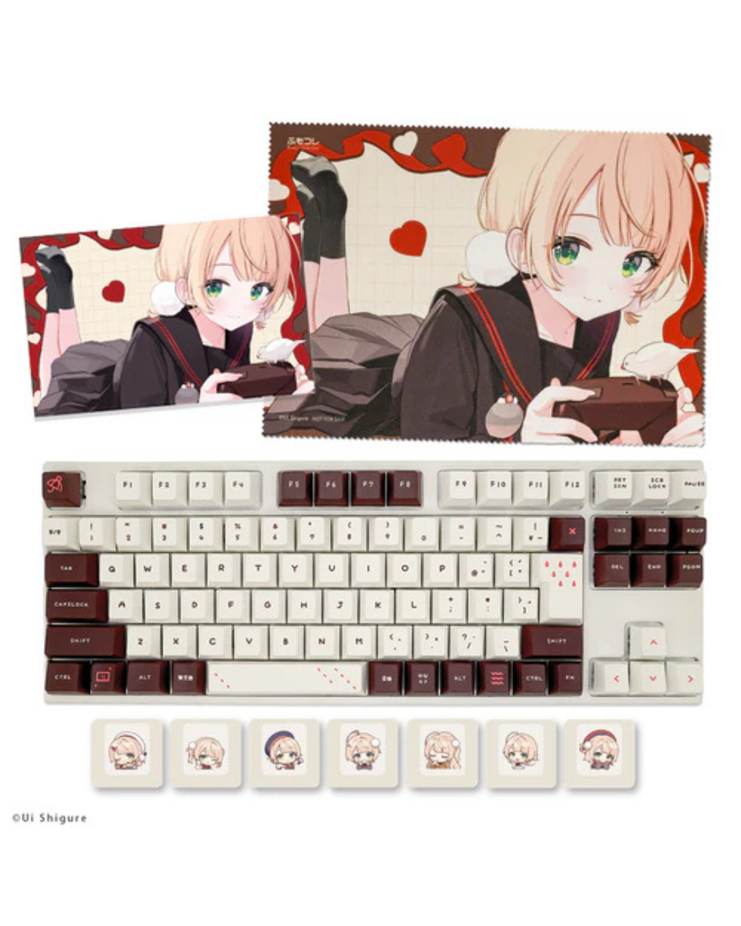 「預訂」しぐれうい (時雨羽衣) x ふもコレ(Fumo Collection) - Keyboard 周邊