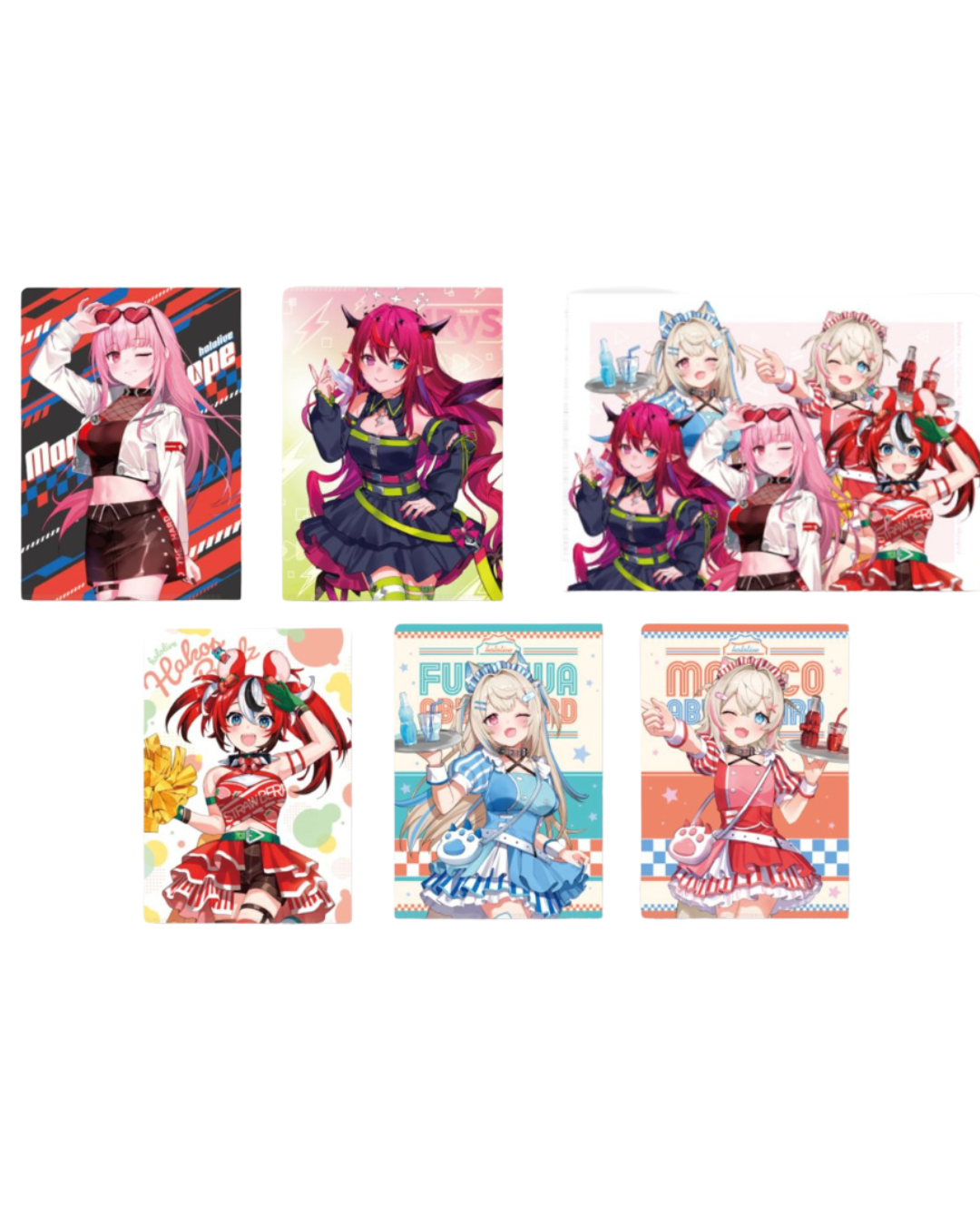 [pre-order] hololive EN x FamilyMart - A5 File set /  Acrylic Stand /KeyChain