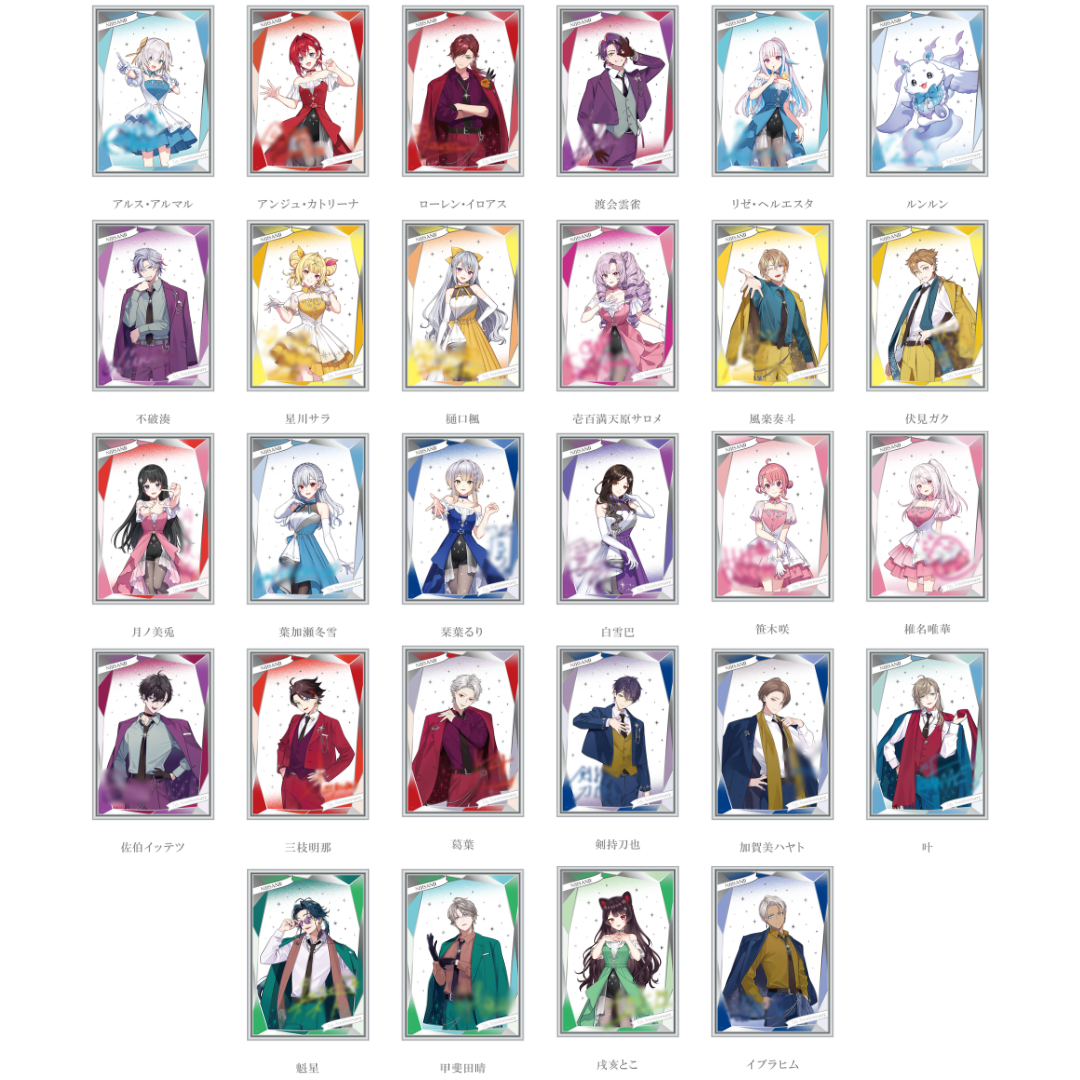 [pre-order] Nijisanji 【Nijisanji 7th Anniversary】part3 - Half-width Tapestry /Mini gift set /Mirror acrylic board