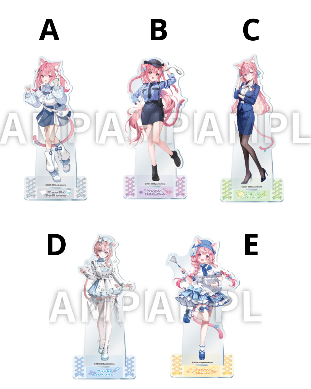  [pre-order] Vtuber Yuuki Sakuna x LAWSON 『職業体験テーマ』Good