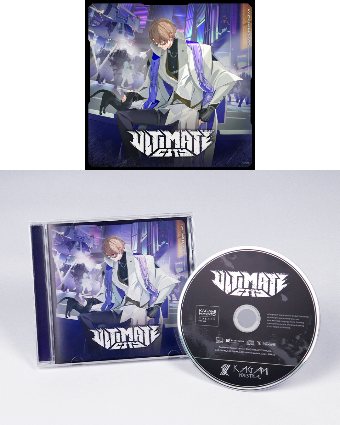 「預訂」Nijisanji [加賀美ハヤト(Hayato Kagami) 1st Mini Album「ULTIMATE CITY」] CD