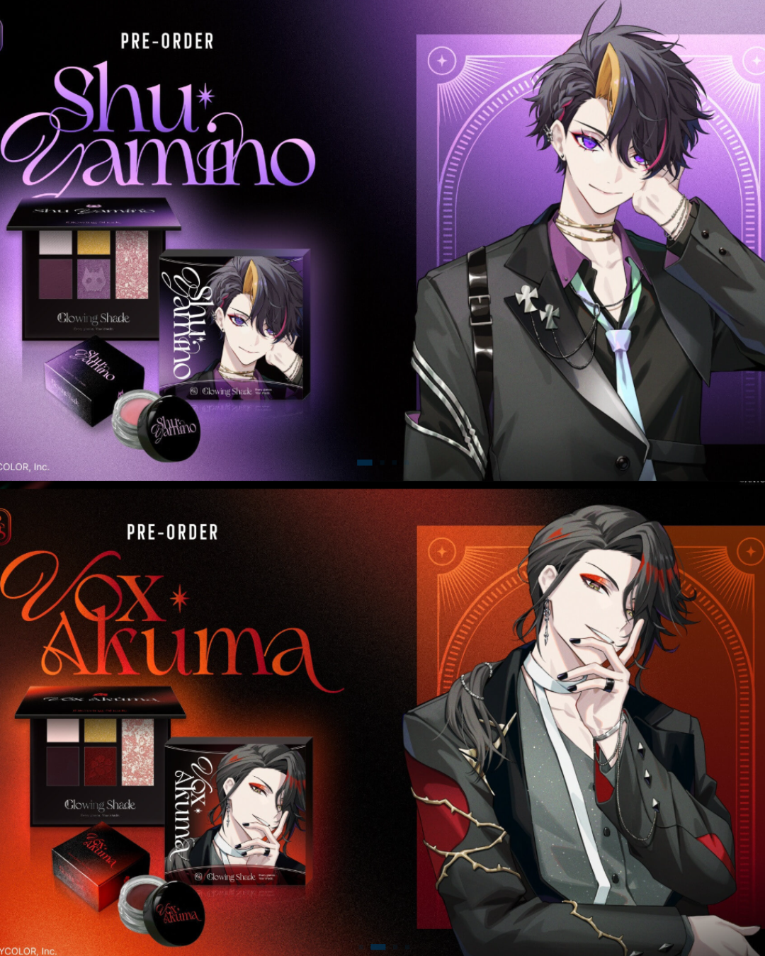 「預訂」Nijisanji [NIJISANJI EN x SP collect Glowing Shade] 聯名彩妝