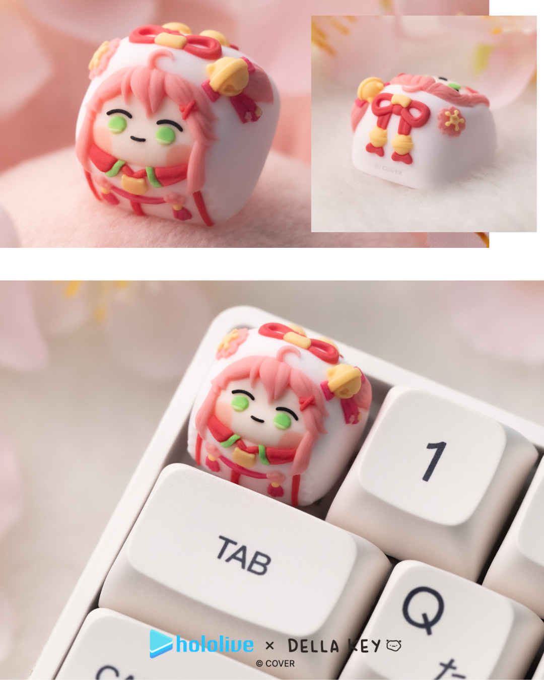 [pre-order] hololive さくらみこ(Sakura Miko) x Della key - Keycaps
