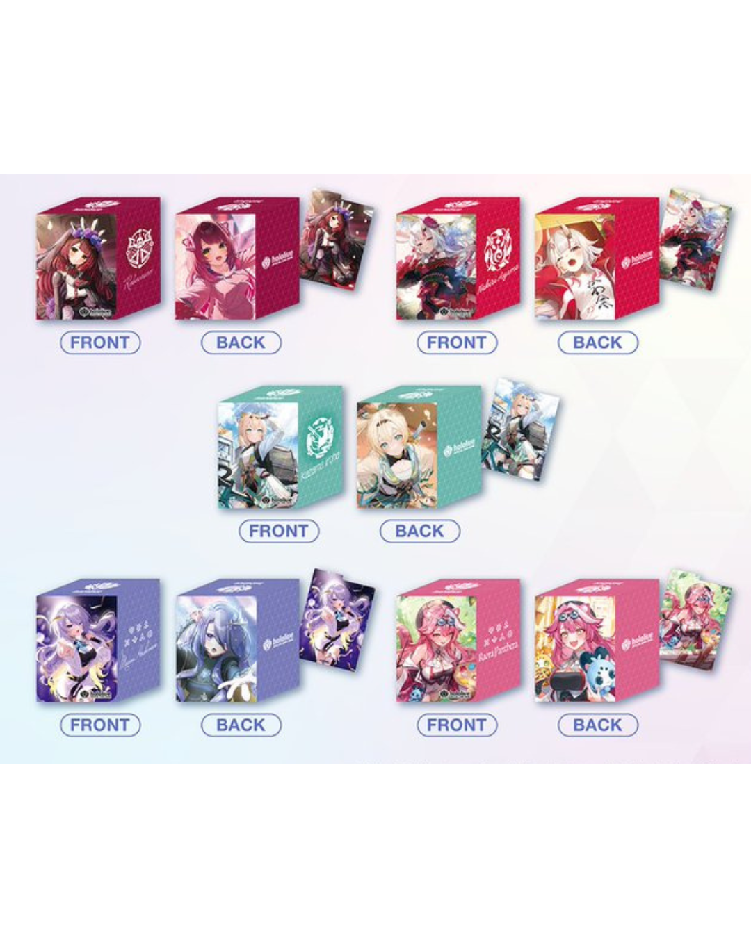 「預訂」Hololive OFFICIAL CARD GAME - 卡套Vol.26~30/卡盒Vol.17~21