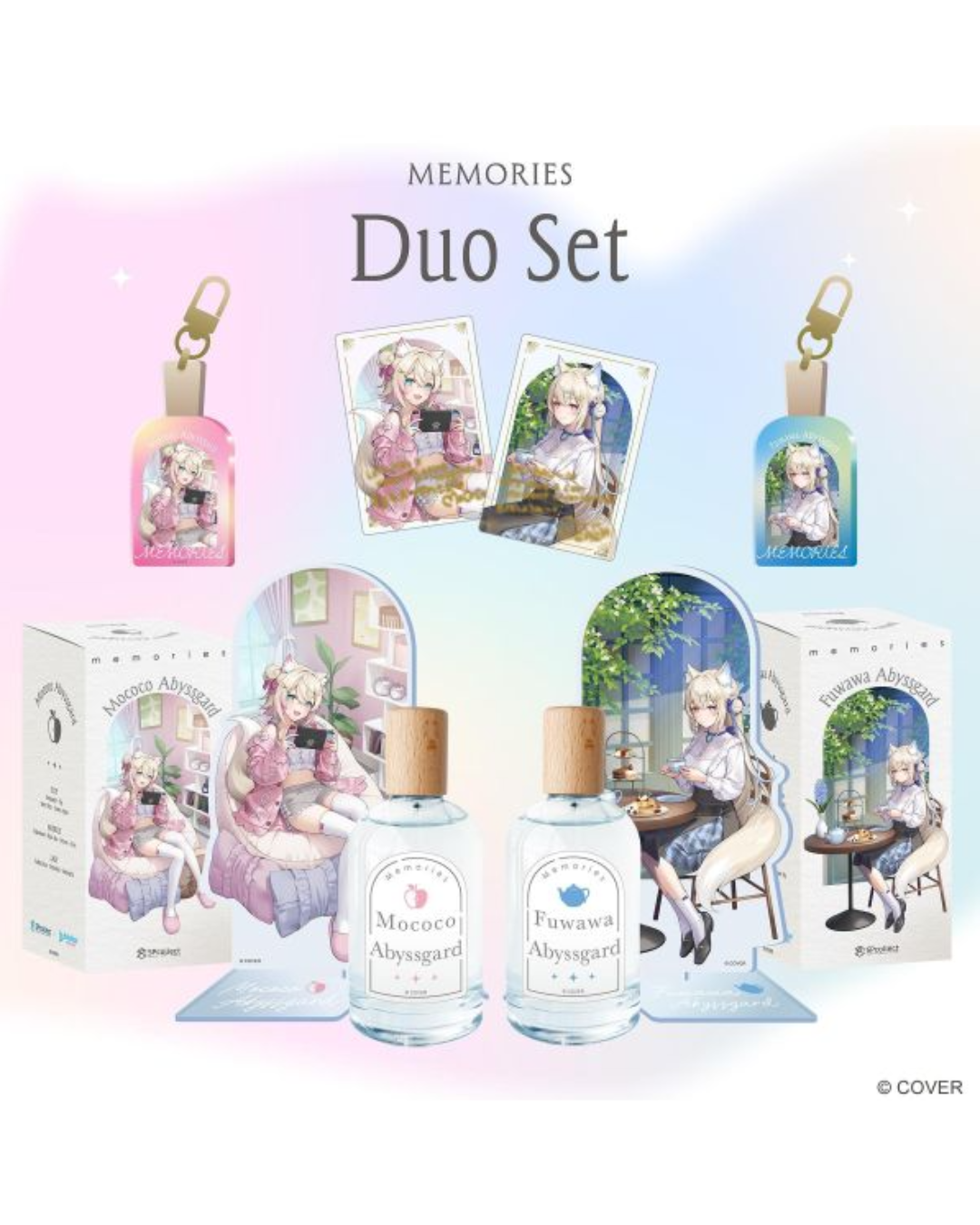[pre-order] Hololive x SPcollect MEMORIES Fragrance (Fuwawa Abyssgard & Mococo Abyssgard)