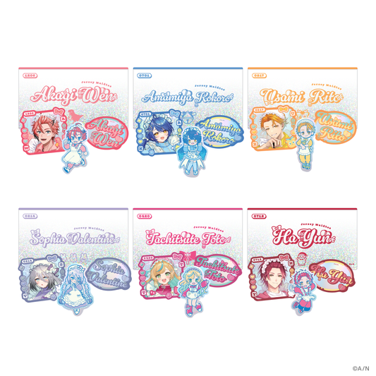 [Pre-order] Nijisanji 【Jersey Maidtes】Sticker set with pouch